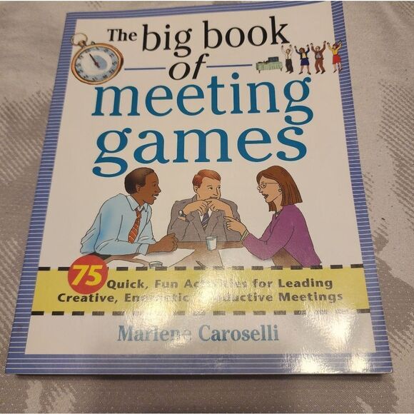 Icebreaker Meeting Team Building Book of Games and Ideas. NEW - Picture 1 of 4
